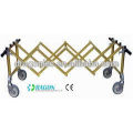 Chariot de cercueil de transport mortuaire en aluminium DW-TR004